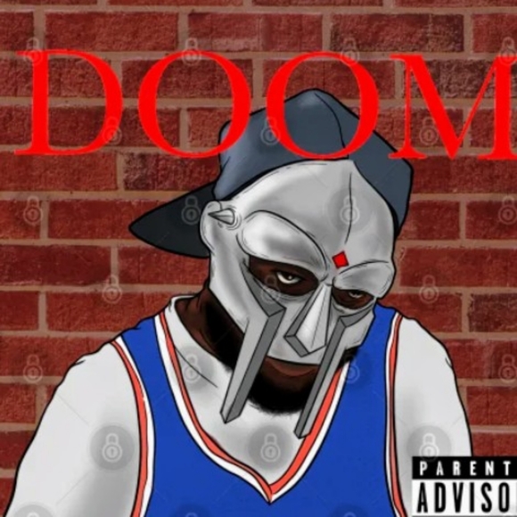 *NEW* MF DOOM "DAMN DOOM" TEE, MF DOOM/KENDRICK LAMAR ALBUM COVER MASHUP. - Picture 2 of 2